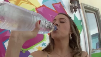 Chanel Preston aka mychanelpreston onlyfans  smeared her incredibly hot body with oil